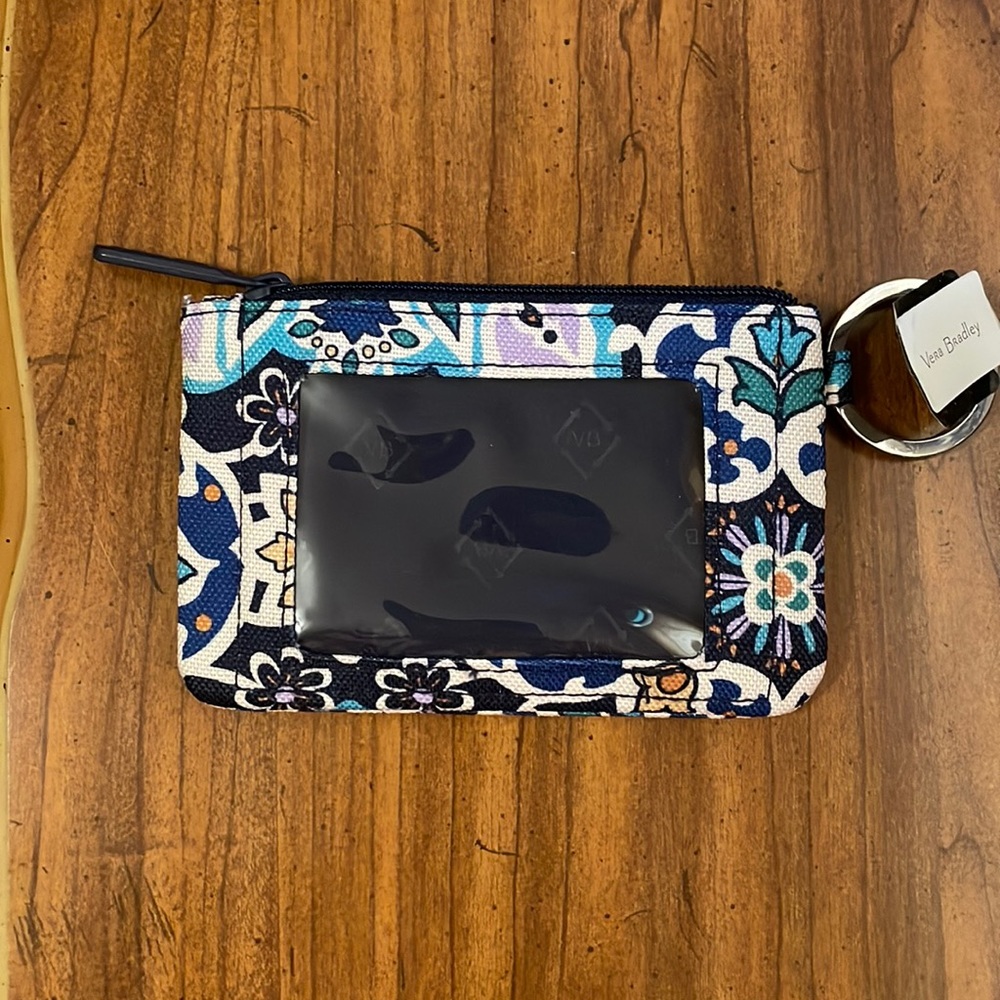 Vera Bradley Women's Cotton Zip Id Case Wallet